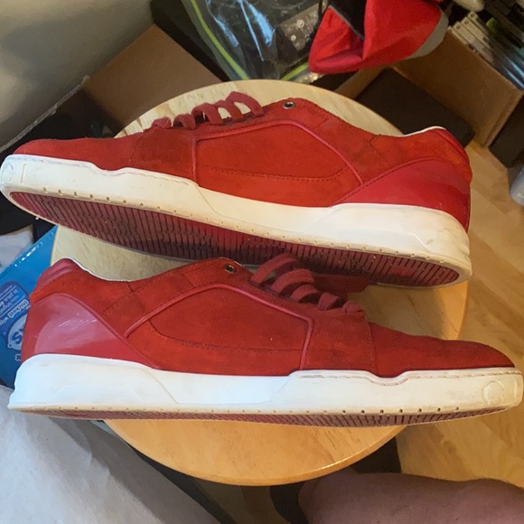 2013 GUCCI SNEAKERS - size 13.5- red & white - Picture 5 of 7